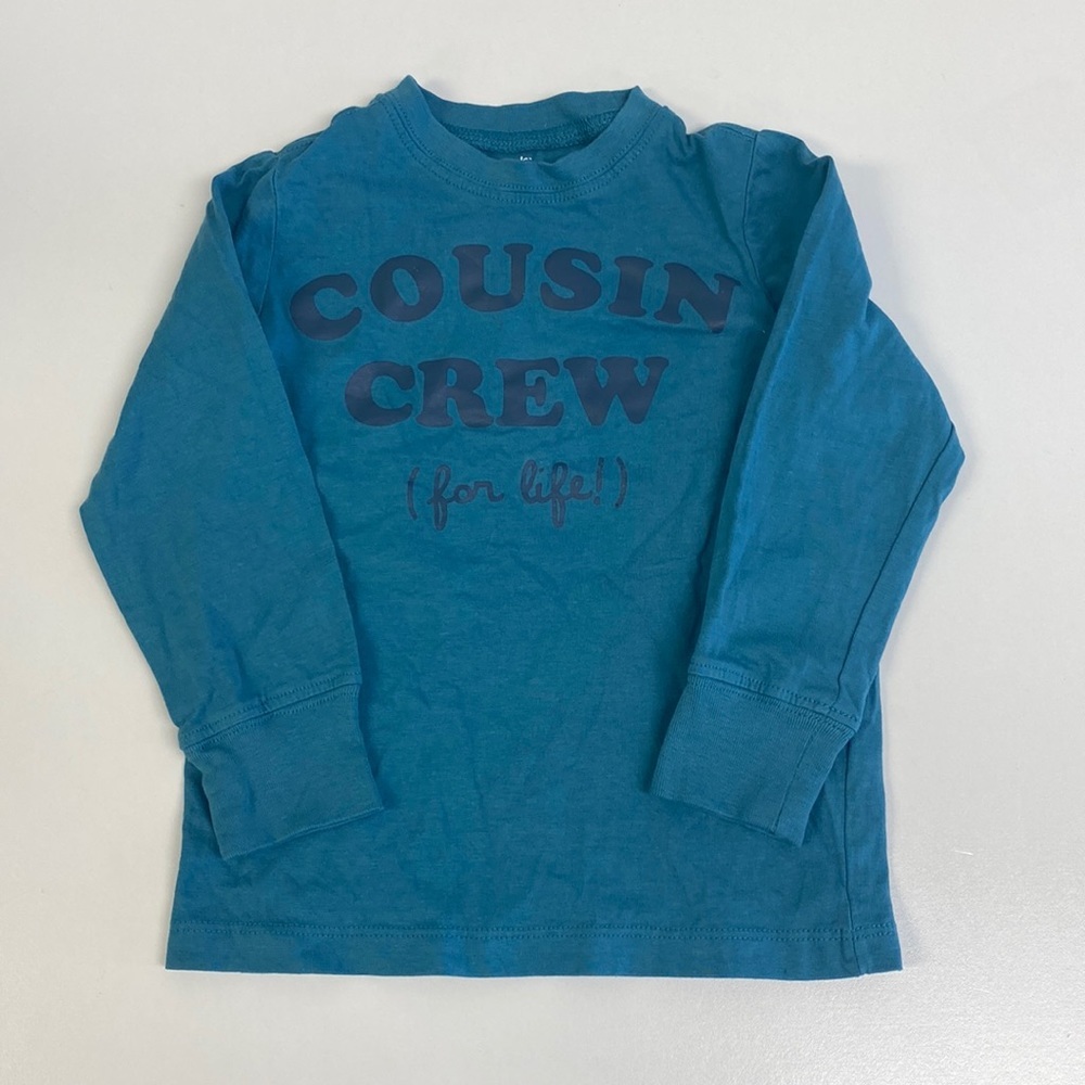 Carters Teal Blue Long Sleeve Graphic Shirt Size 2T